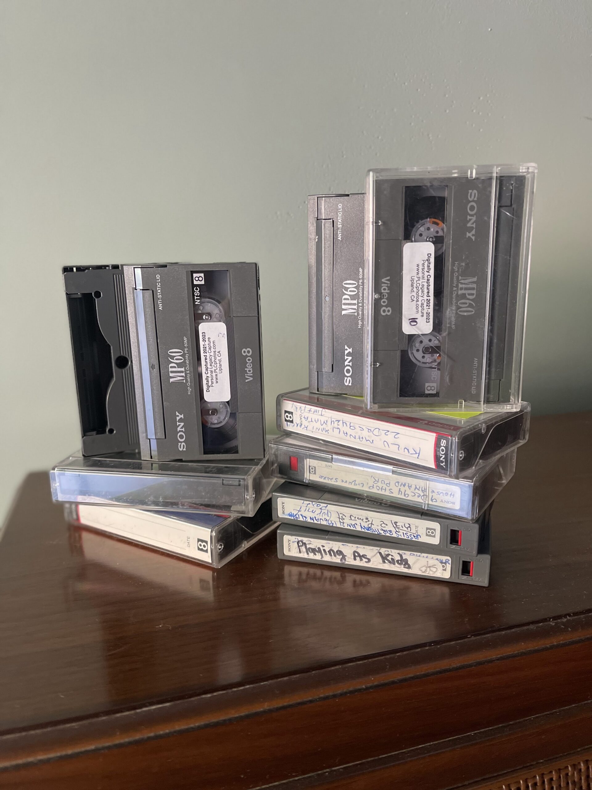VHS tapes deteriorating over time