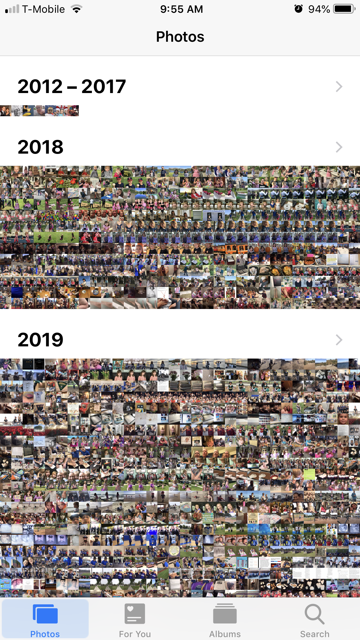 Boxes of photos - photo hoarder
