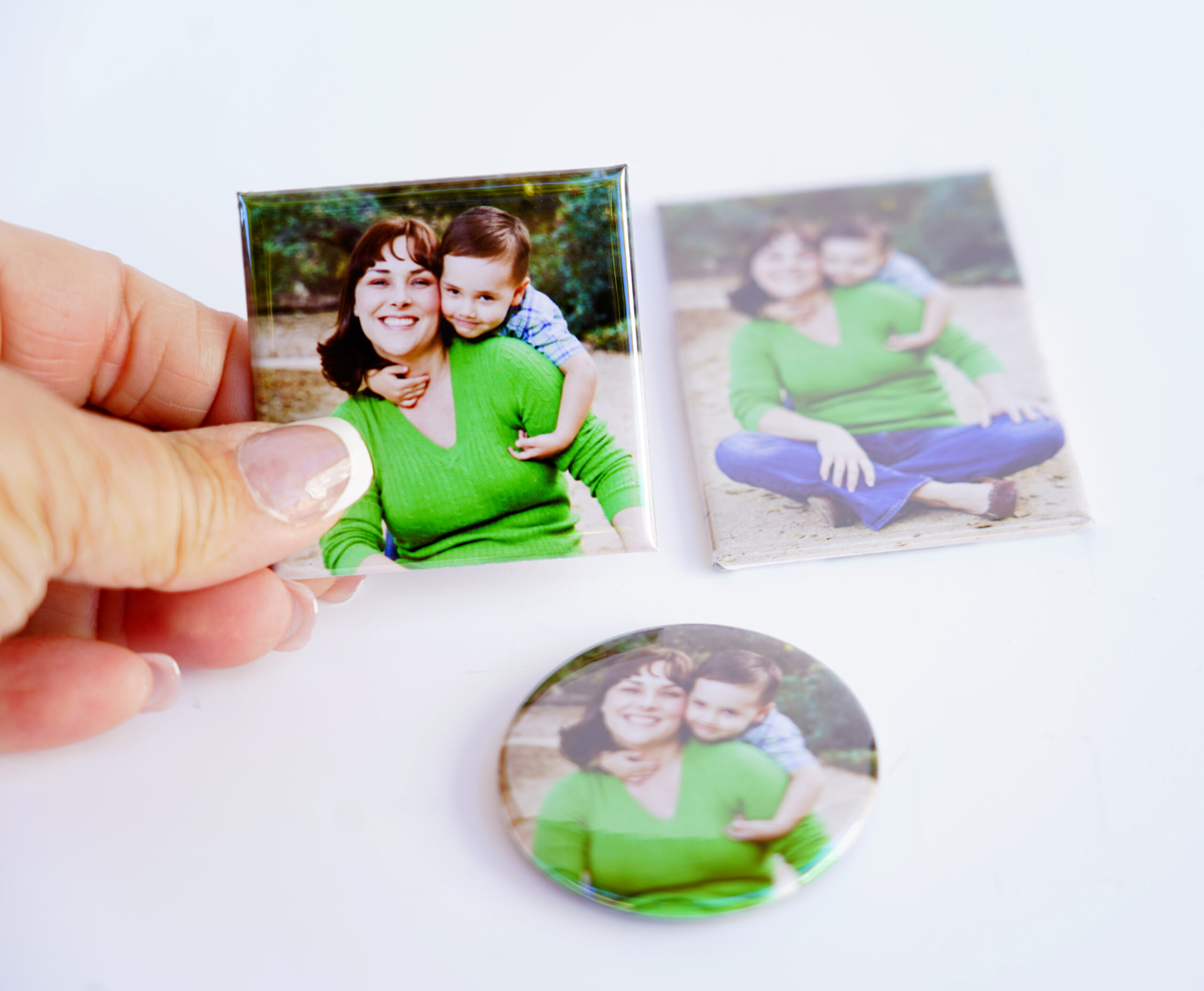 Custom photo magnets