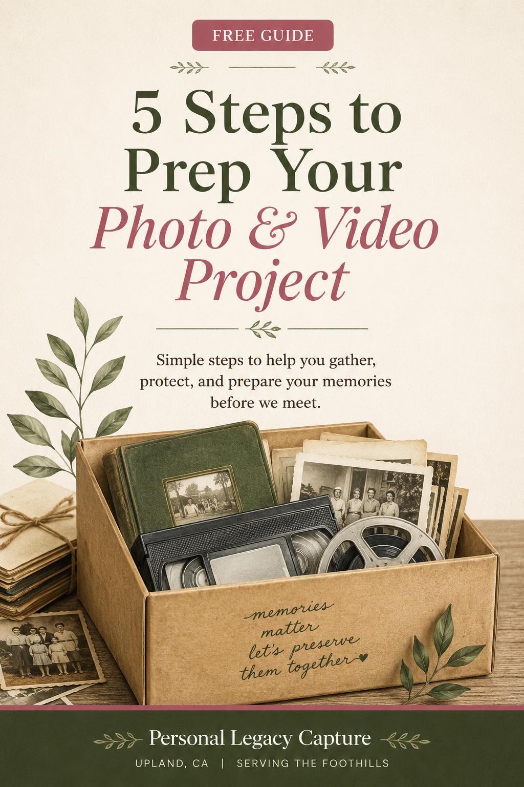 5 Steps to Prep Your Photo and Video Project